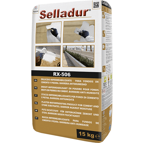 Selladur fondos de cemento RX-506 3-08 (Bolsa 15Kg)